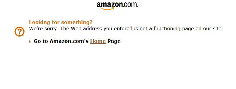 Amazon listing no longer exists