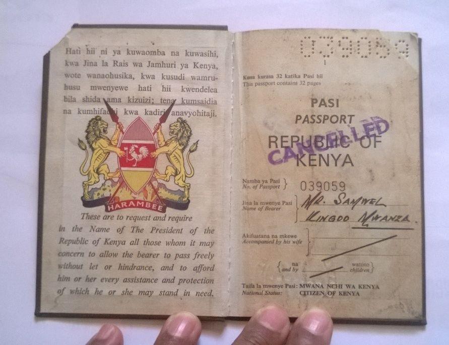 kenya-republic-passport-1975-barack-obama-samwel-kingoo-nwanza-3