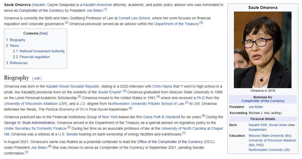 suale-omarova-communist-ussr-biden-bush-covid-19