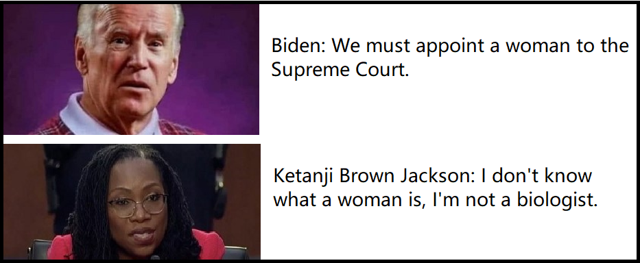 biden-says-he-must-appoint-woman-supreme-court-but-ketanji-jackson-says-she-doesnt-know-what-a-woman-is-2022-wobik